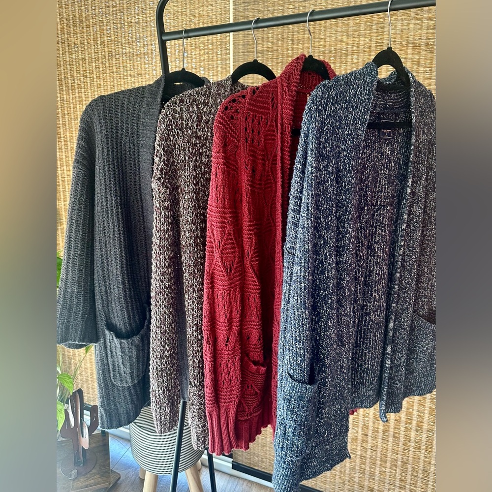 4 American Eagle Lucky Abercrombie Express Women's Sweater Cardigans